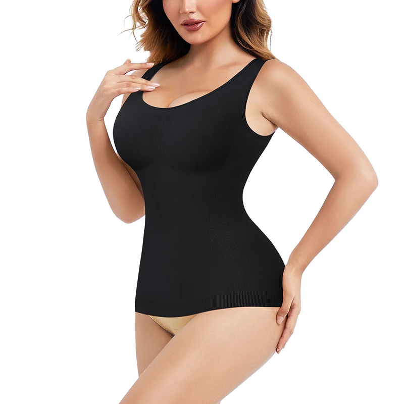 Регулируемые ремни сильного сжатия безрукавки Бесшовные body shaper формируя камзол Корректирующее белье майка на