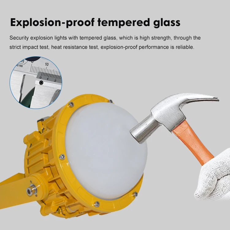 Chemical Warehouse Gas Station Mine Lighting Explosion Proof Lamp High Bay Light Ip65 Waterproof 50w Explosion-Proof Lights