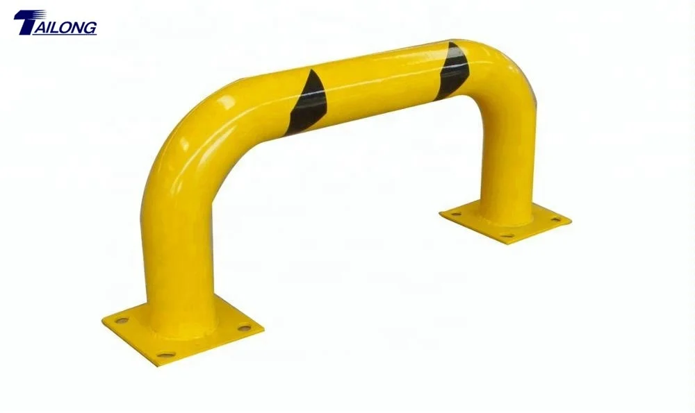 Low Profile U Shape Safety Bollard Barrier, Machinery Guard Metal MG3609