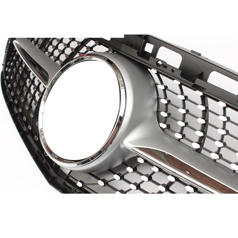 W212 Diamond Style Grill Car Exterior Accessories Front Bumper Grille For 2013-2015 Mercedes Benz E Class W212 LCI