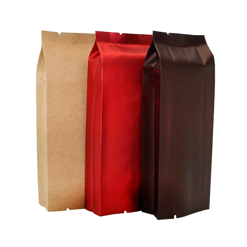 125g 250g 340g 500g 1kg PET Plastic Bag Bean Pouch Coffee Packaging Bag Coffee Bag With Valve And Zipper