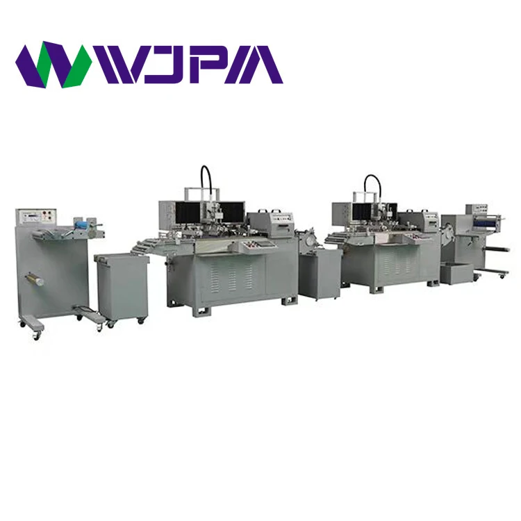 Automatic Roll to Roll Flatbed mobile phone keypad silk screen printing machine