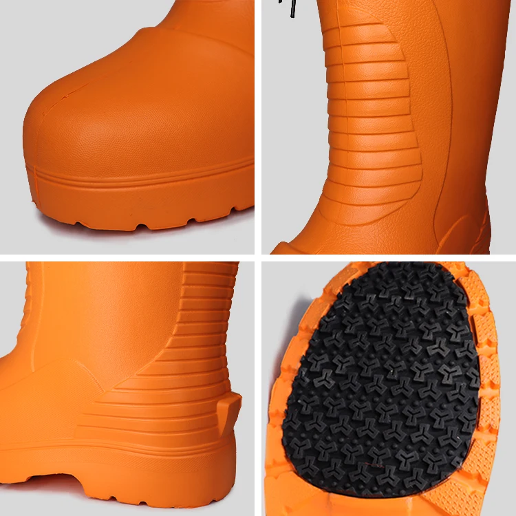 Good Quality Thermal Winter Knee-High Winter Protection Warmly Comfortable Workers Men Rain Boots