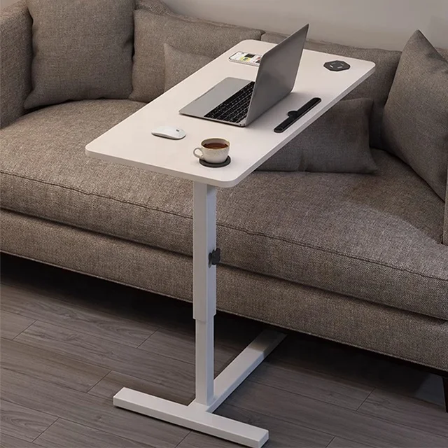 Portable simple study desk side bed table for laptop