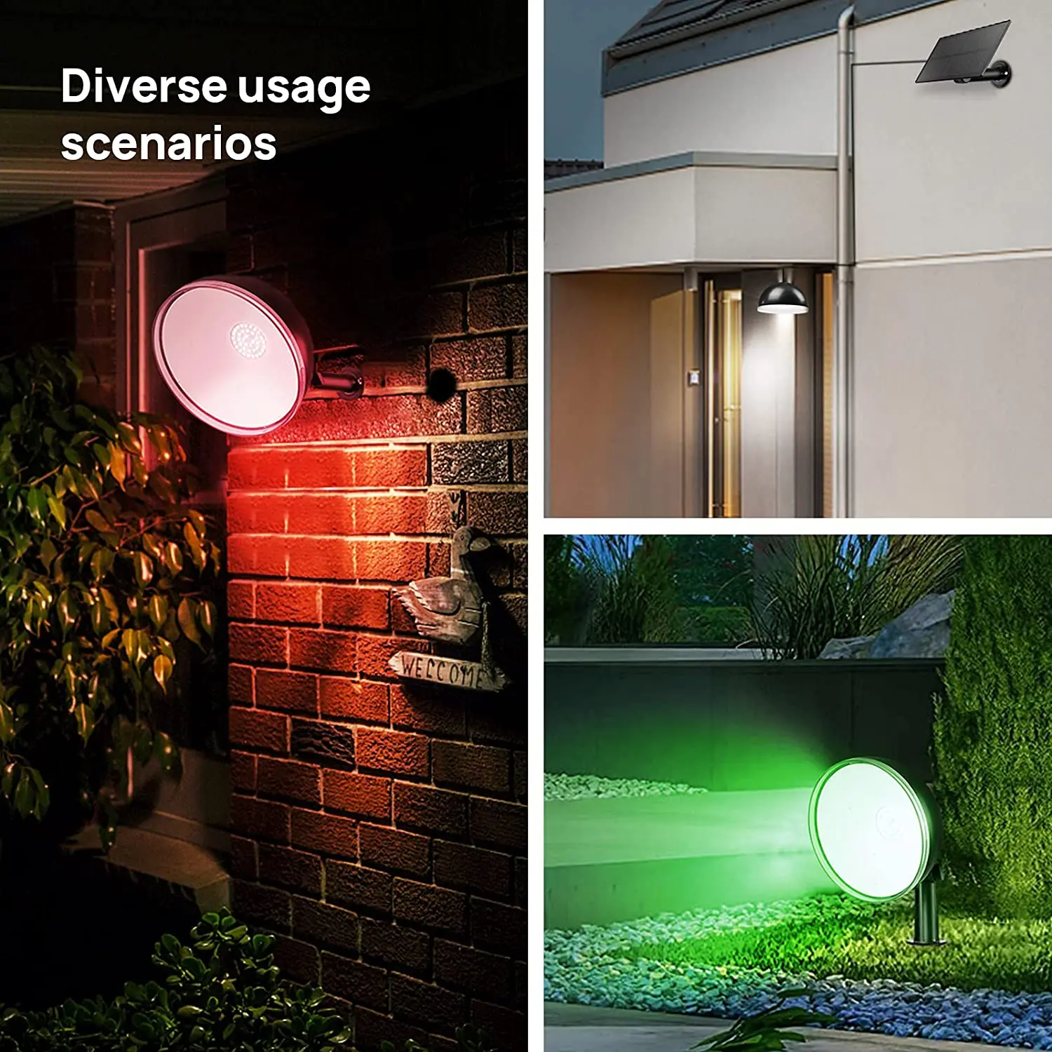 Multi-functional hanging shadow handle lantern lamp waterproof solar outdoor lighting patio decoration lights