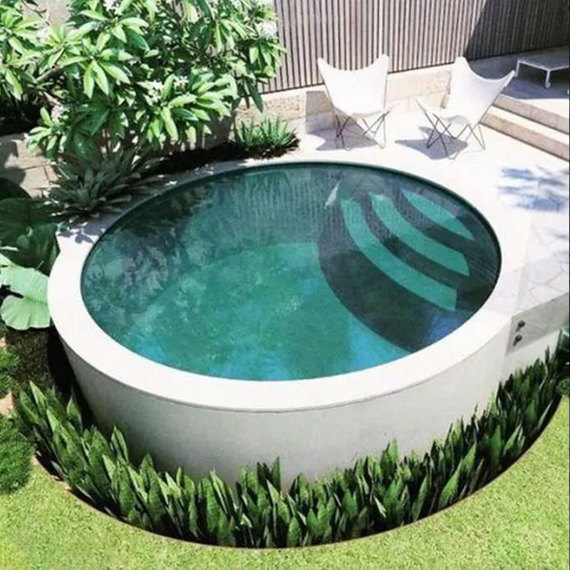 outdoor inground swimming pool tiles diving fiberglass porcelain mosaic design inground swimming pool price