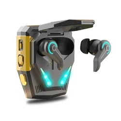 BT 5.0 Wireless Earbud Gaming Headset/Handheld Game Console, TWS Sports Gaming Headset for IOS/Android