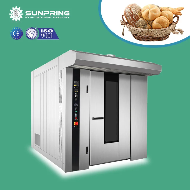 SunPring rotary gas oven rotary oven baking bread making machine 64 tray electric rotary oven