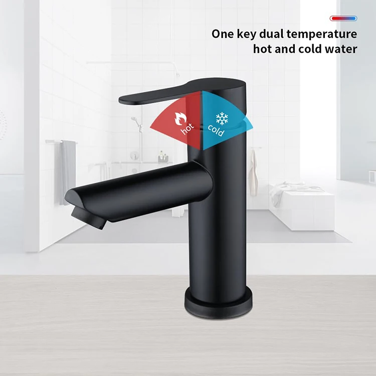 Wholesale OEM Hot Cold Single Handle Bathroom Basin Sink Mixer Tap