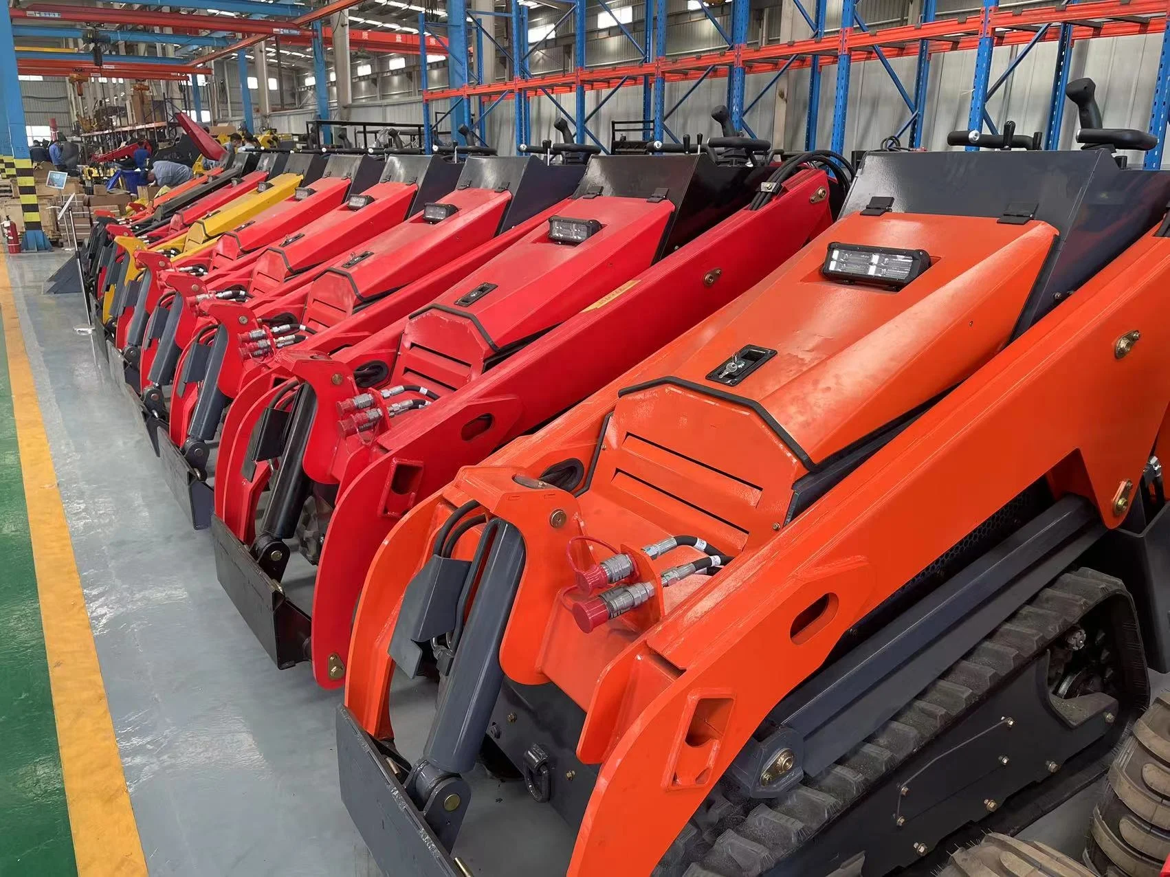 Mini Crawler Skid Steer Loader 1.5 ton With Diesel EPA/CE Engine