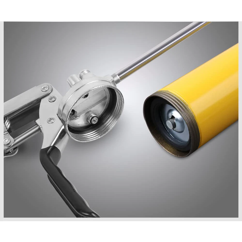 High Performance Heavy Duty Grip Grease Gun 400cc 6000PSI Grease Pump Oil Filling Gun For Truck Excavator General Car