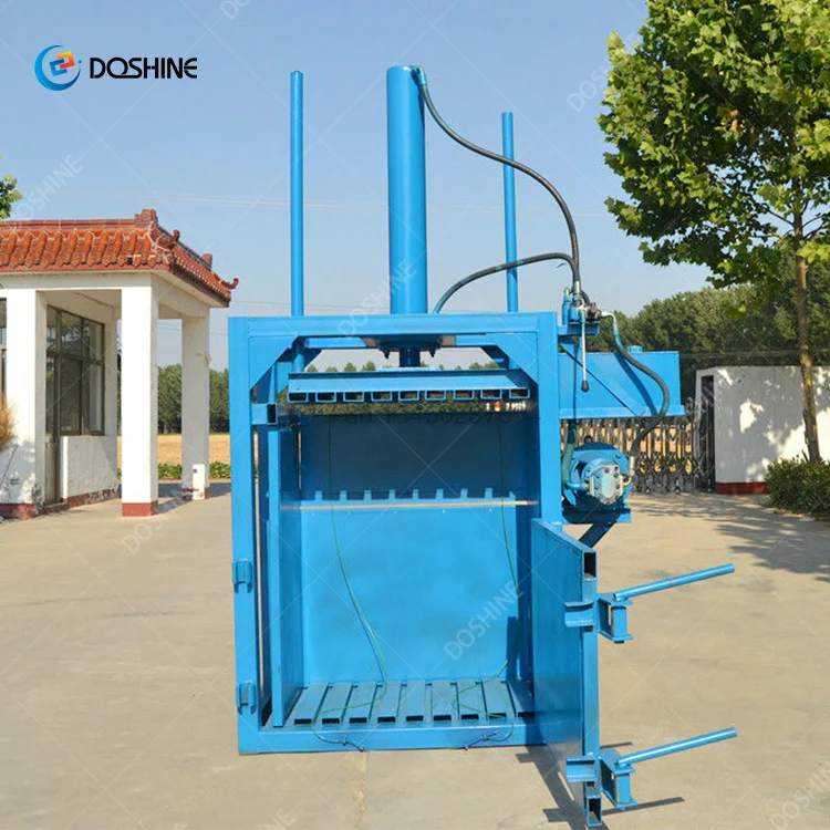 Vertical cardboard baler cotton baling press for sale hydraulic baling press
