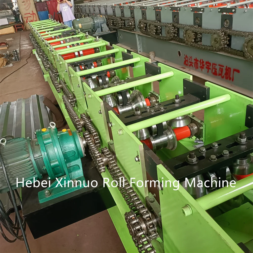 
hydraulic steel rain chain gutter metal profile making machine 