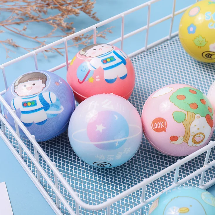 Cute cartoon 360 printing /full printing PU ball/pu home stress ball