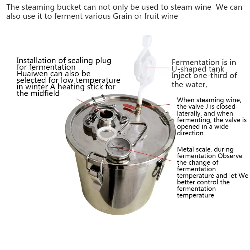 6L Household Mini stainless steel distiller Vodka Whiskey rum distiller