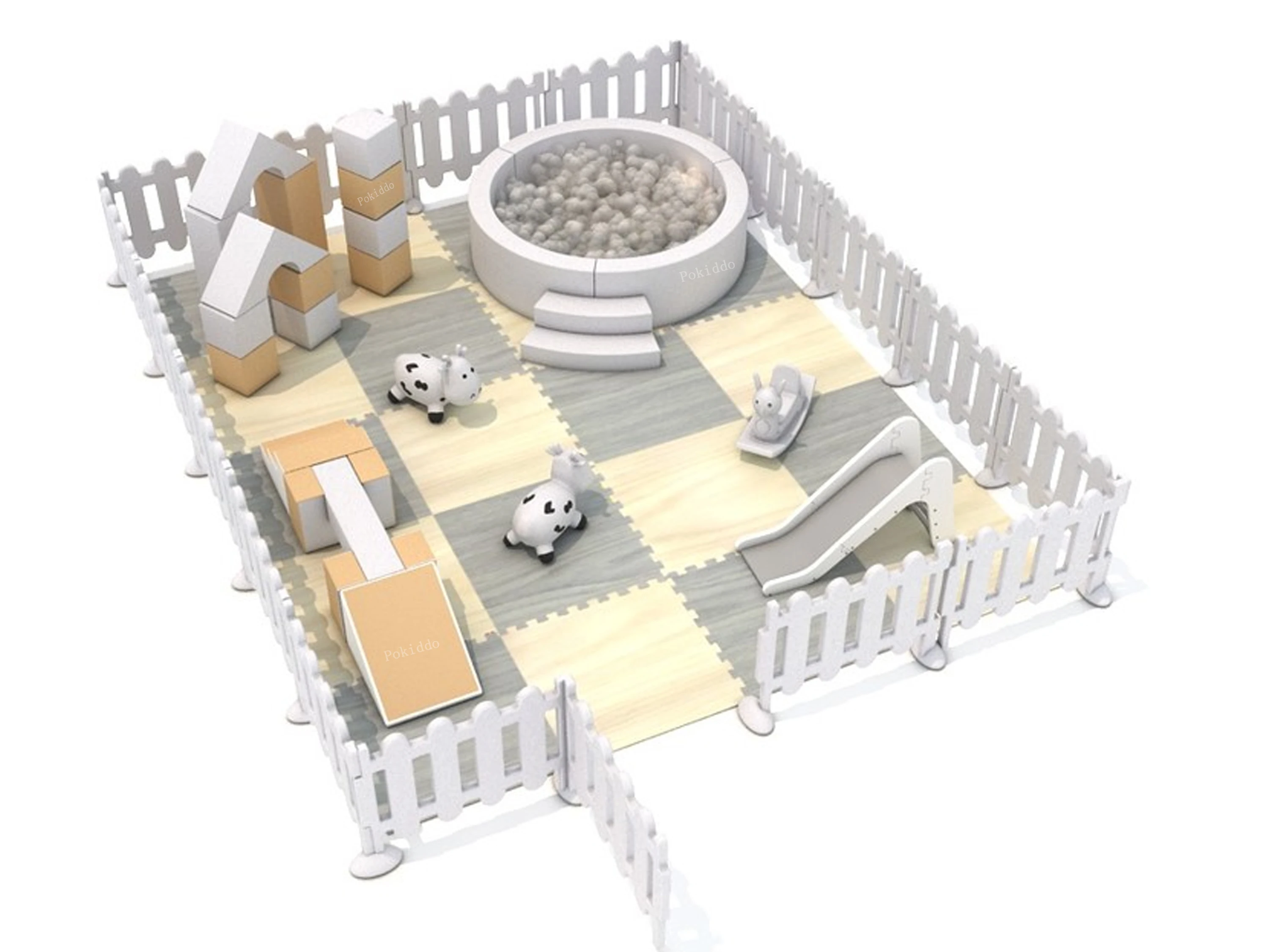 Candy Princess Dream Theme kids indoor playground tadder soft play set soft play equipment indoor soft play