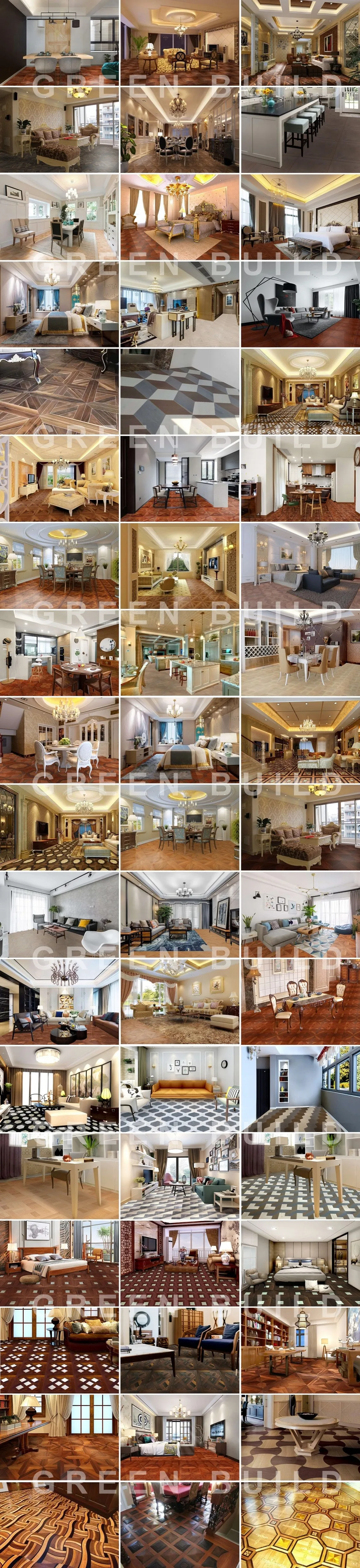 Majestic foyer medallion floor