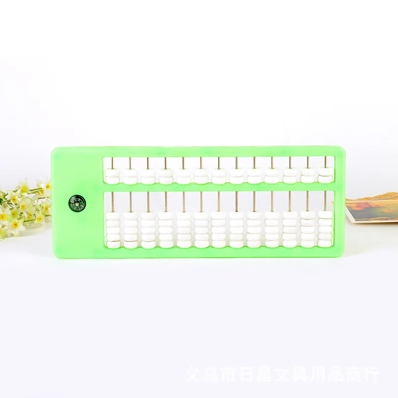 13  Rops Abacus Column Colorful Kid School Learning Aids Tool Math Business Chinese Traditional Abacus Educational Toys