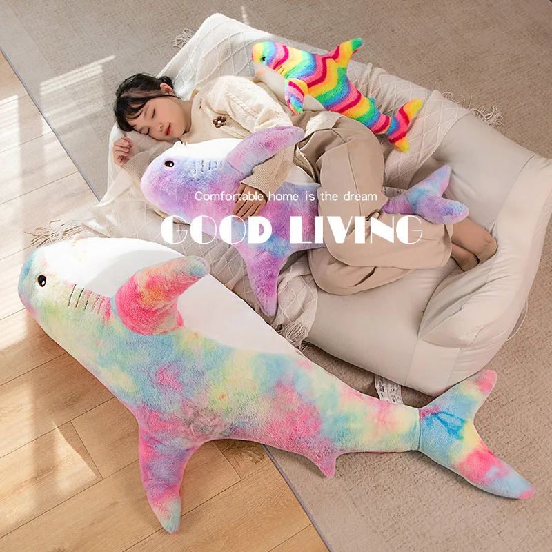 30cm 45cm 60cm 80cm 100cm Hot Selling Sea Stuffed Toy Cute Soft Animal Shark Plush Pillow Toys For Teenager Cushion Doll Gift
