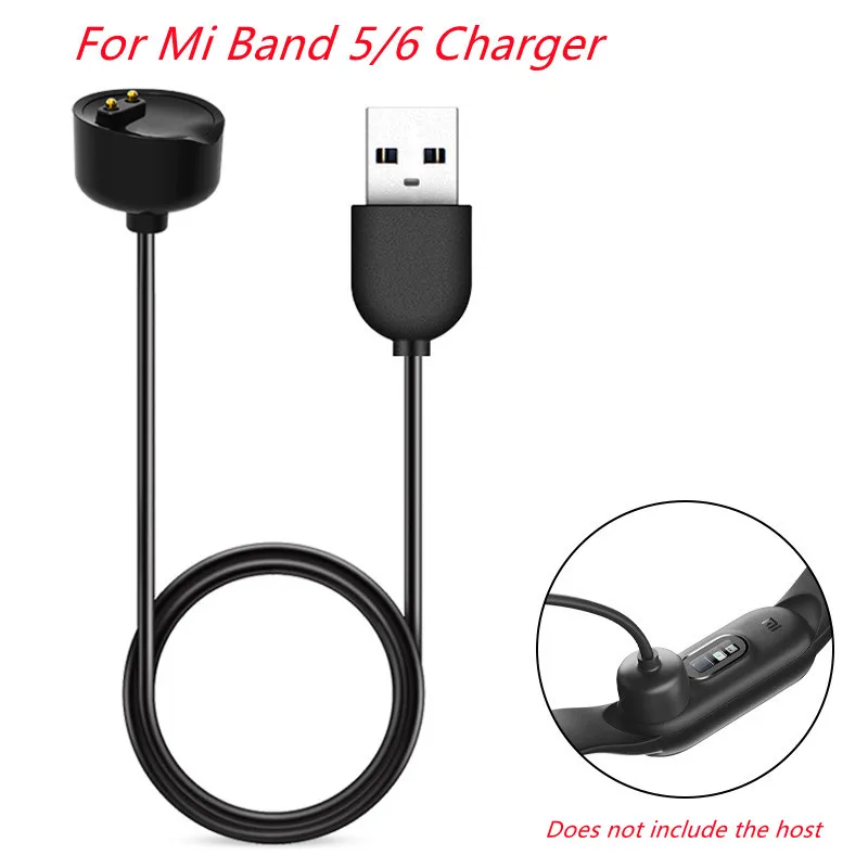 Charger Wire For xiaomi mi band 5 4 3 2 6 Smart Wristband bracelet For Mi band 6 5 Charging cable Mi band 4 3 USB Charger Cable