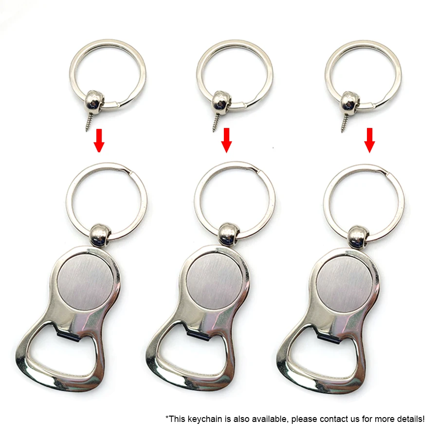 Stock Wooden Metal Amber Keychain Accessories Diy Silver Metal Ball Beads Spacers with Keyring and Screw