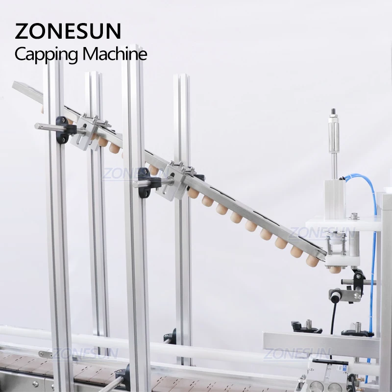 ZONESUN ZS-XG1870D1 настольная пневматическая автоматическая машина для обжима бутылок