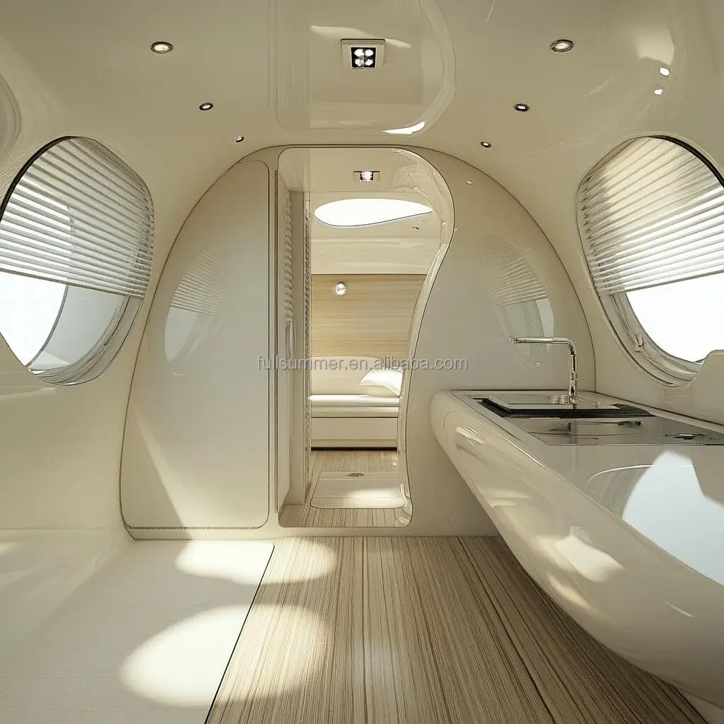 Custom 20ft Modern Modular House Prefabricated Homes Tiny House Resort Space Hotel Capsule House