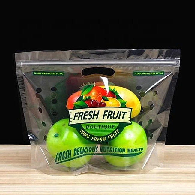 
Hot Sale cheap wholesale micro-perforated plastic vegetable bag printed fruit bag 
