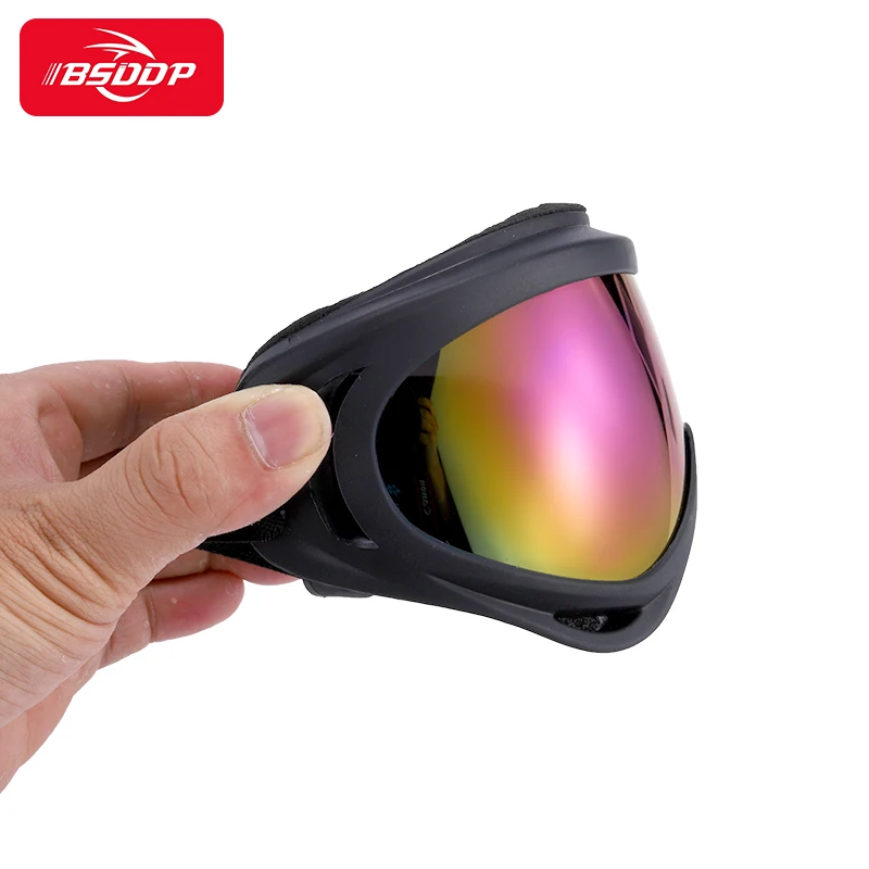 BSDDP Dustproof 100% goggle motocross Frameless Dust Protective Racing MX Googles