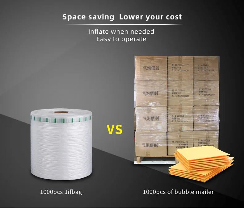 ULINEpak express inflatable air bubble envelope bag for packaging