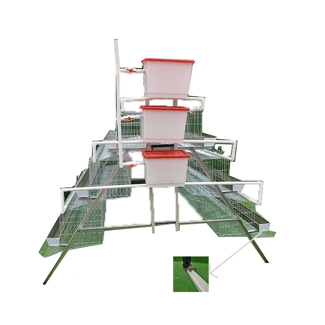Hot Sale Farming Poultry A Type 4 Tiers Egg Laying Battery System Layer Automatic Chicken Cage In Bangladesh