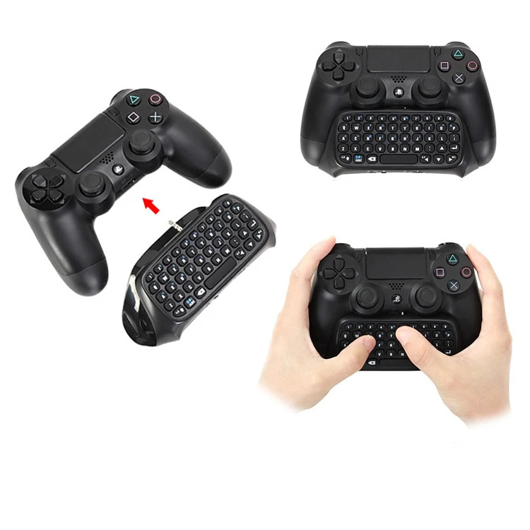 
High Quality TP4-008 For PS 4 Controller Mini Wireless Keyboard Joystick Chatpad For PlayStation 4 PS4 / PRO / Slim 