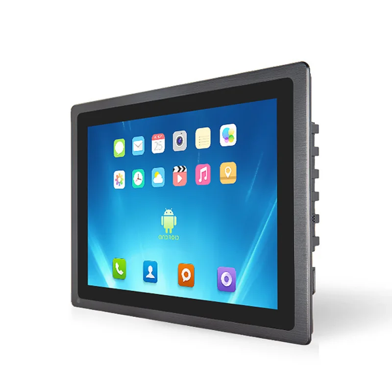 Wide Viewing Angle Industrial computer win 10.1 inch embedded Capacitive touchScreen panel pc with waterproof ring