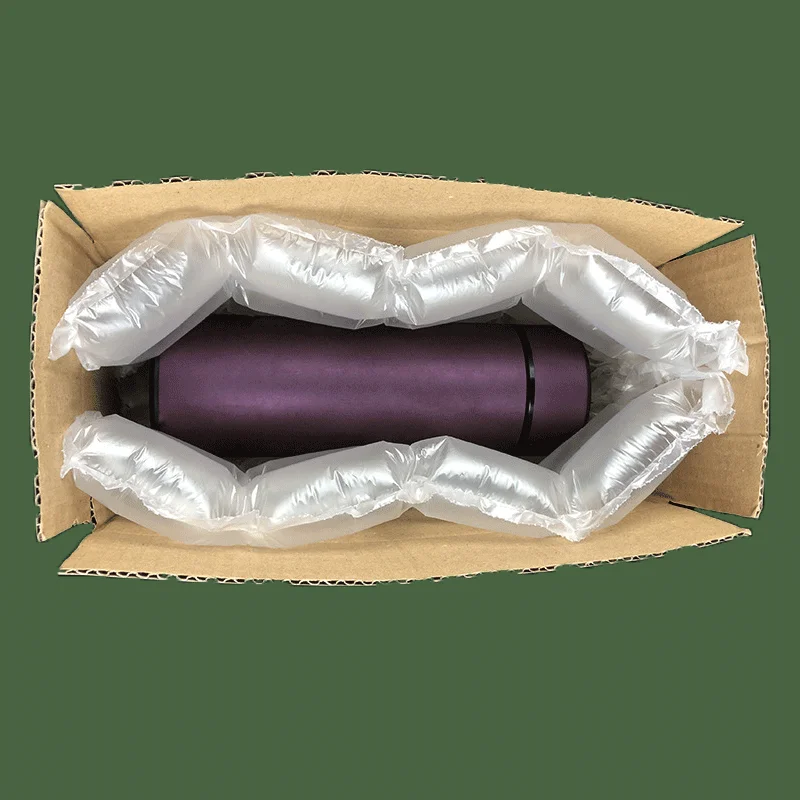 HDPE Logistics Packaging Bubble Film Wrap Air Cushion Pillow Plastic Roll For Protective Package Machine
