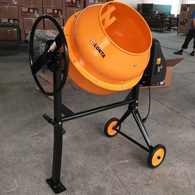 LONTA CM180 180L Mini Portable Home Use 110V 220V Electric Motor Cement Mixer Machine Concrete Mixer Machine180 Liters For Sale