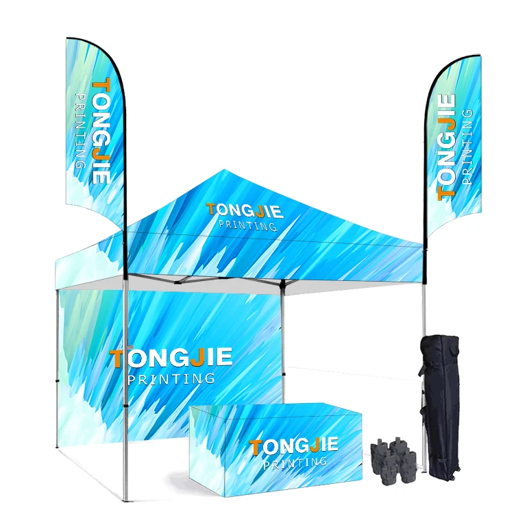 Factory Direct Supply 3x3 Hexagon Folding Outdoor Steel Framed Trade Show Tent