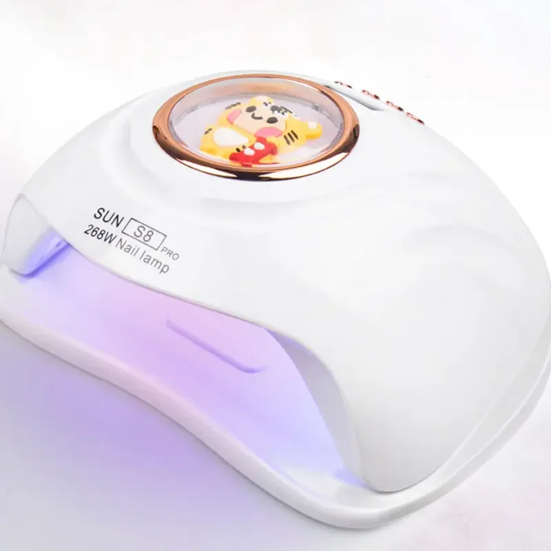 Fashionable Cute Nail Lamp with Cartoon Pig Tiger Panda Design for Curing Polish Gel High Power Nails Art Manicure Tool