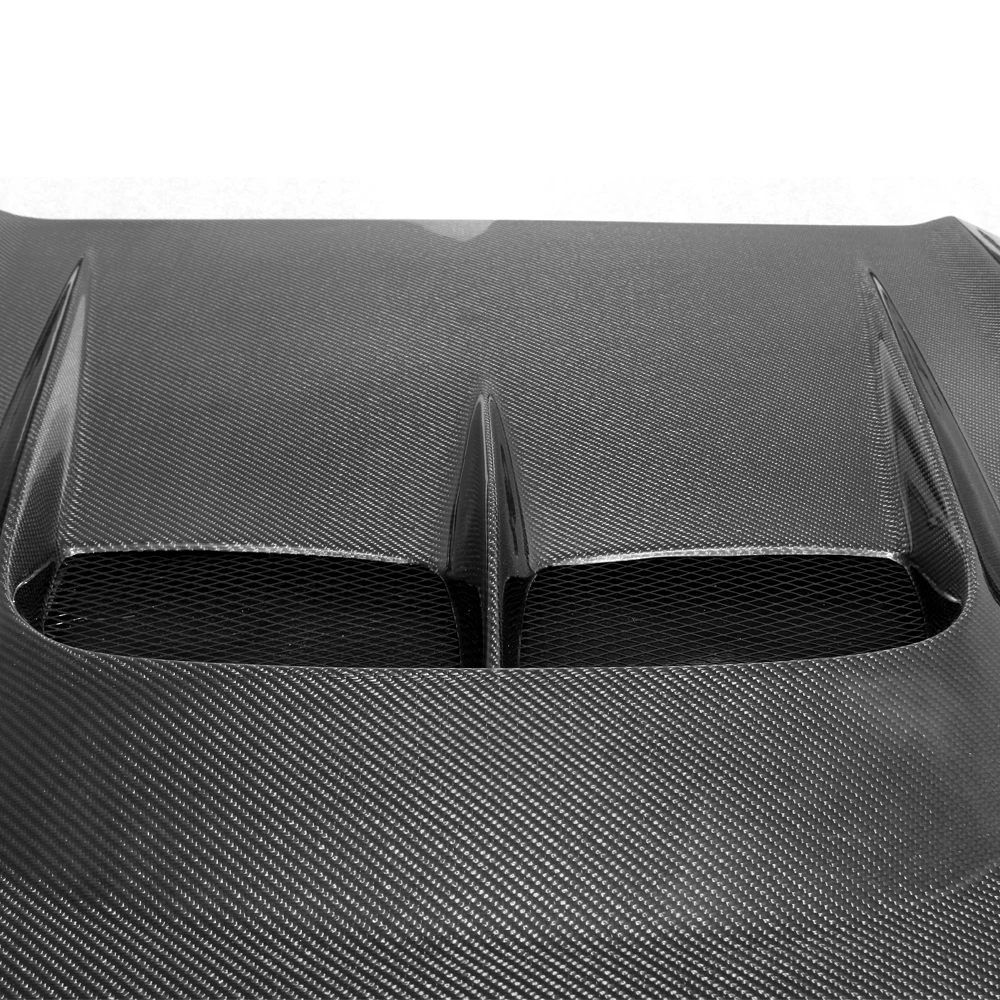 Капот двигателя из углеродного волокна с овалом для Ford Mustang GT Coupe 2-Door 15-17 (подходит: