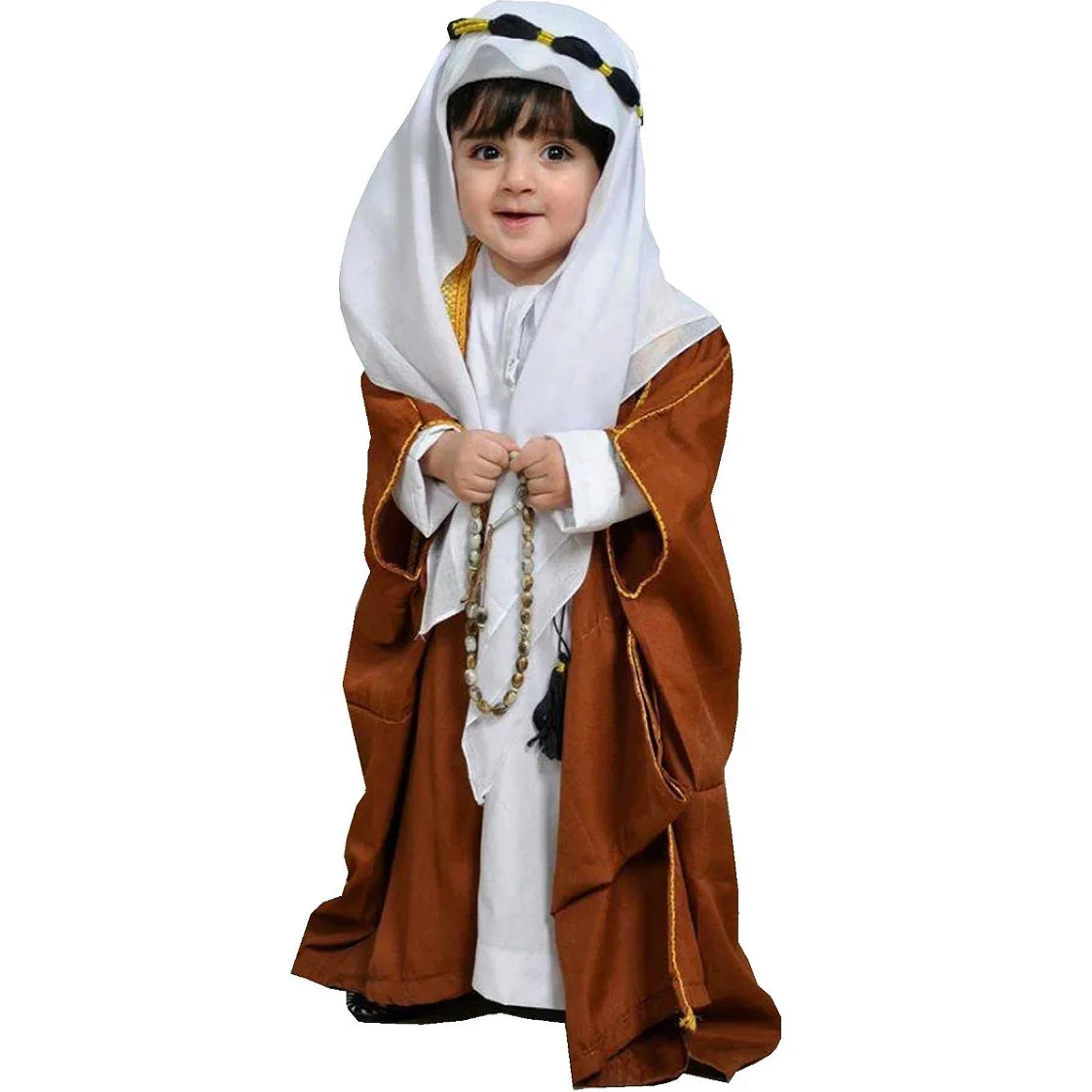 Custom Muslim Kids abaya Bisht cloak Saudi Arab Dubai Boys Bisht