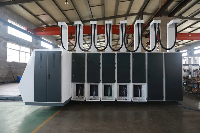 YSF-D Automatic Cardboard Box Forming Making Pizza Box Carton Printing Slotting Die Cutting Machine