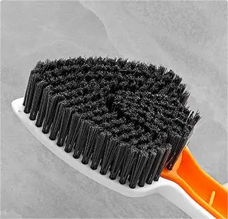 3-in-1 Multifunctional Cleaning Brush Set Magic Bathroom Floor Recessed Plastic Bristle for Thorough Crevices Cleaning