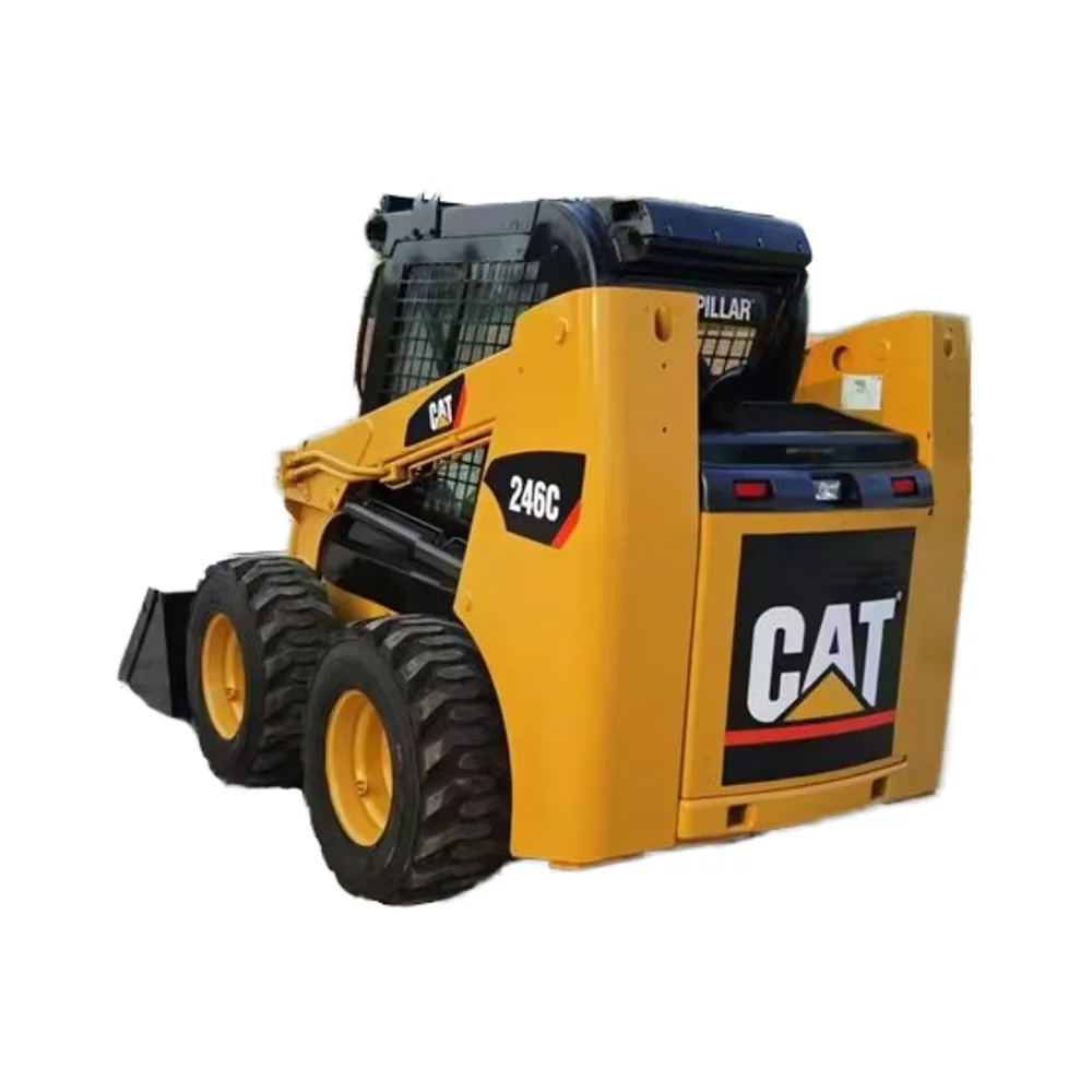 Original Japan Import Cheap Caterpillar CAT246 Wheel Mini Skid Steer Loader CAT246C Mini Loader Machine for cheap price