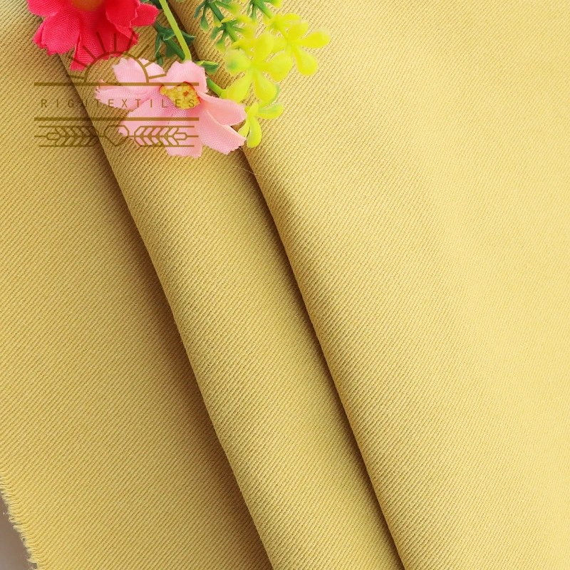 RIGU Textiles Hot Selling Twill Wholesale CVC TC Fabric Cotton 65% Polyester 35% Cotton Fabric Anti-static For Suit