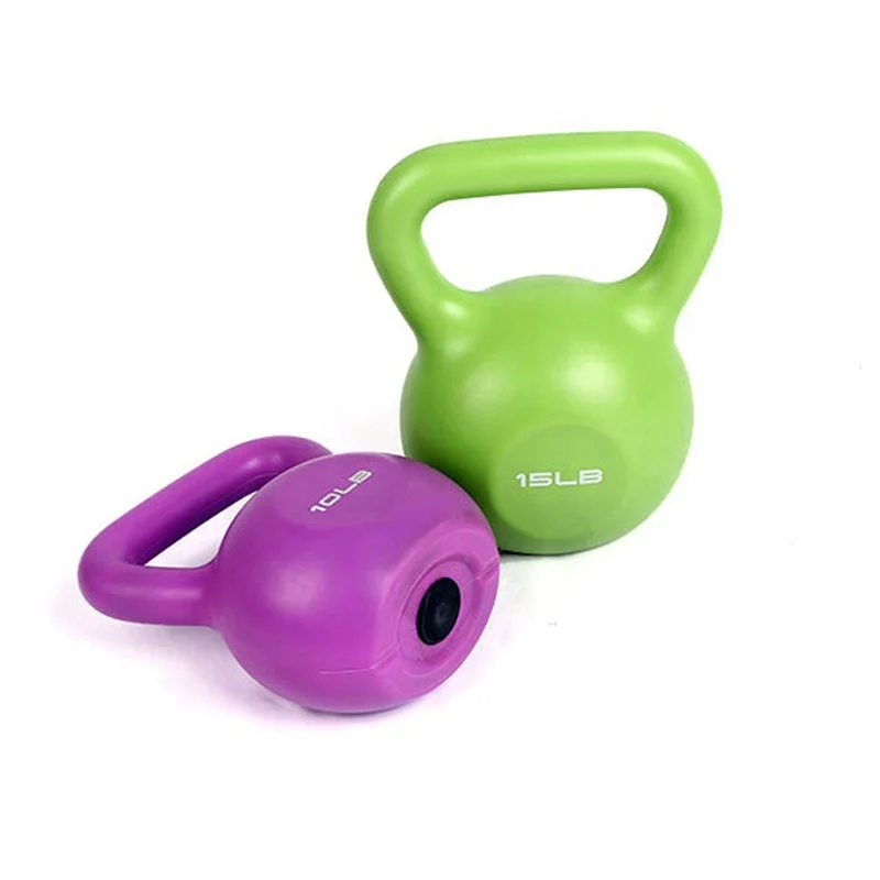 Factory Wholesale Customized Unisex Fitness Equipment 5-30LB Soft Kettlebell Adjustable Barbell Dumbbell Set