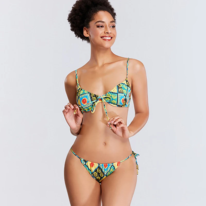 
Petrel Lucky ODM/OEM Maillot De Bain Femme Biquini Сексуальный купальный костюм с лямкой на шее Монокини купальник бикини 