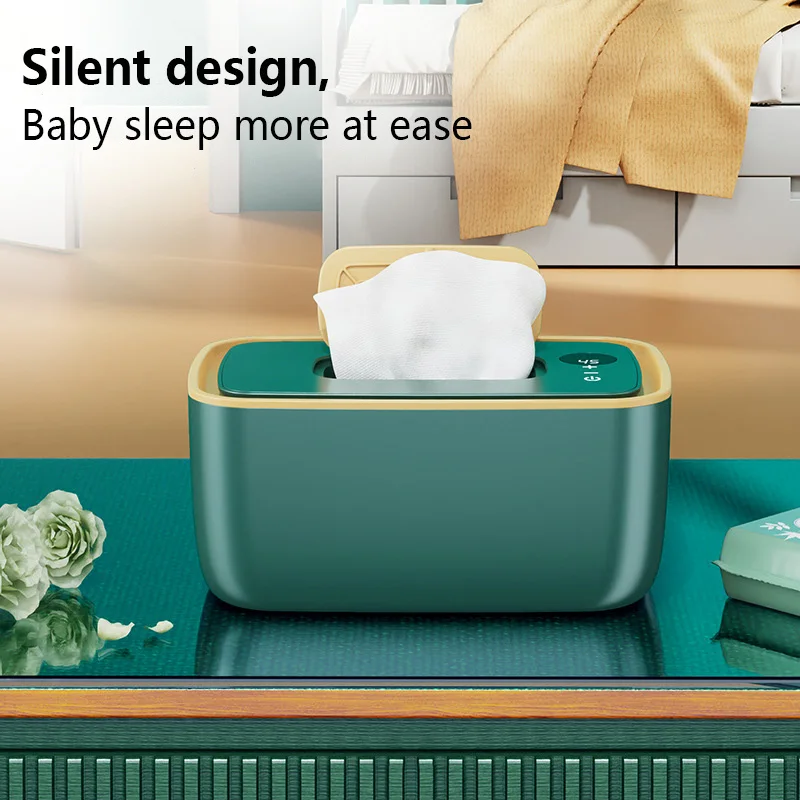 SUNNUO Hot Baby Wipe Warmer Wet Wipe Heater with Night Light Temperature Display for Home Use portable