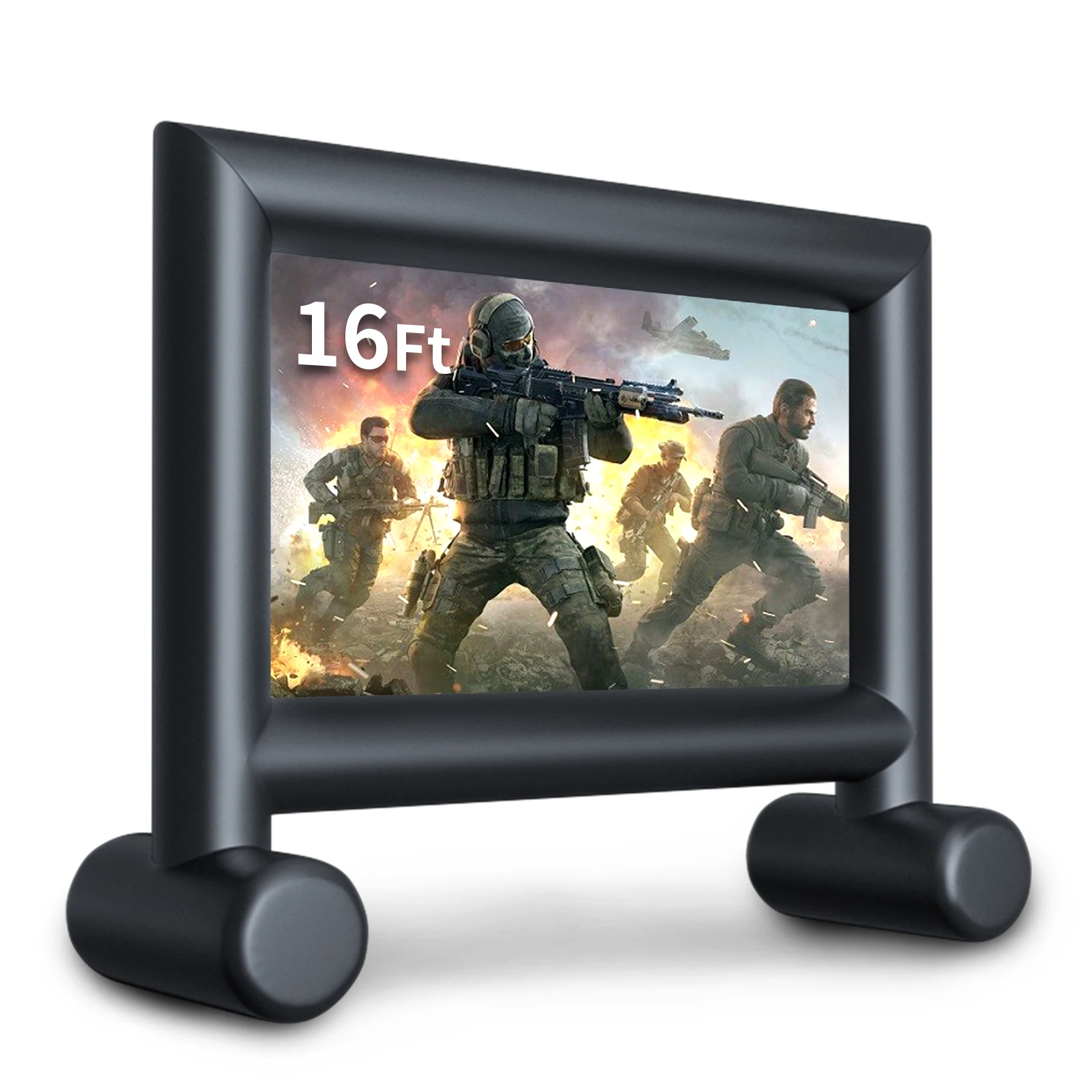 16ft 18ft 20ft 25ft Factory Price Inflatable Projection Outdoor Inflatable Movie Screen with Projector