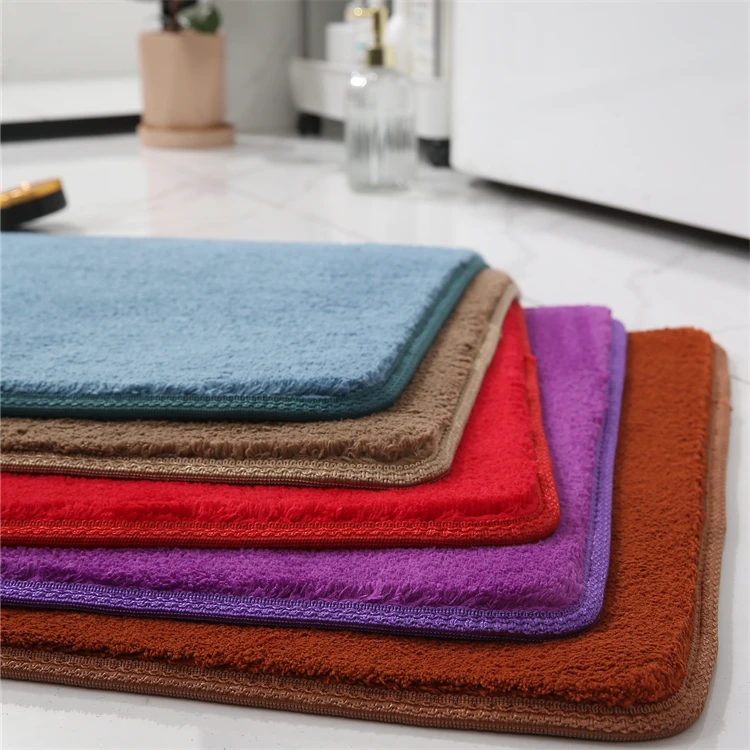 Best Design  quick dry customized Fine Workmanship Flannel foot rug bathroom products bathroom products
