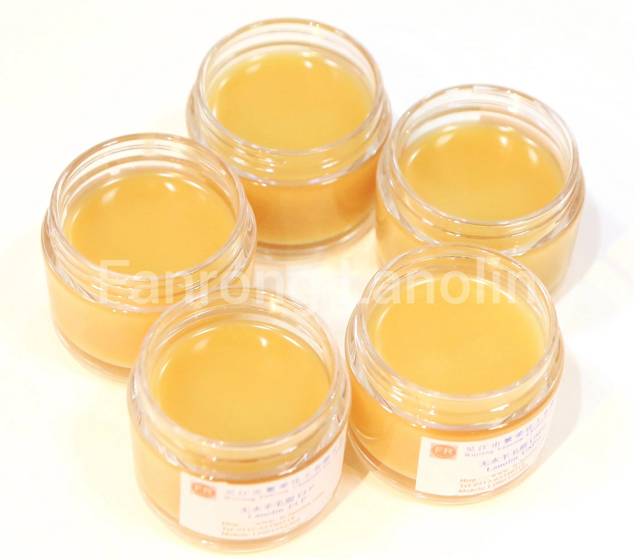 China Factory Hot Selling Supply 100% Pure Cosmetic Grade Lanolin Anhydrous Cas 8006-54-0 Manufacturer