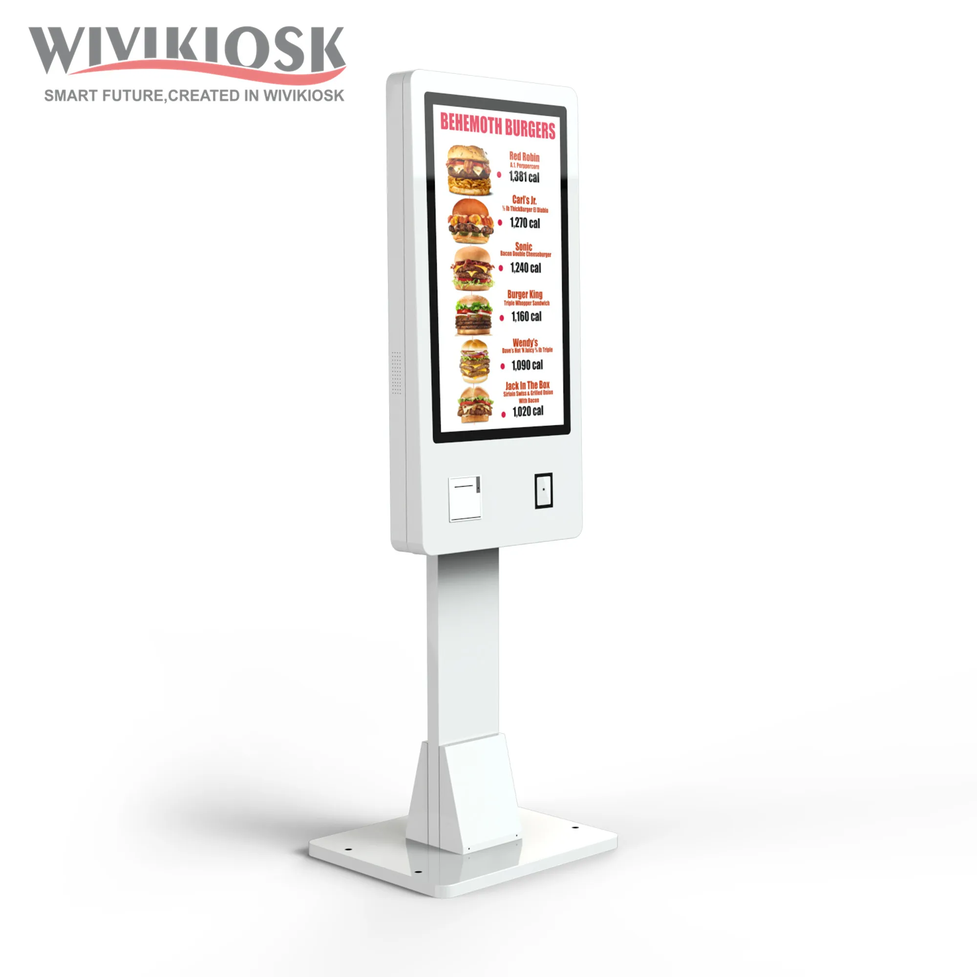 OEM ODM Android 21.5 32 Inch Self Service Food Order Kiosk Payment Kiosks Self Checkout Self Ordering Kiosk In Restaurant